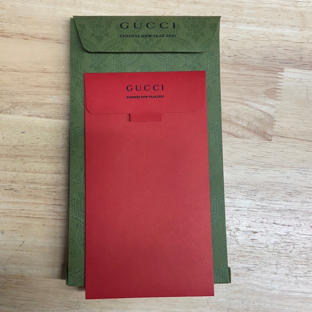 GUCCI CHINESE NEW YEAR ENVELOPES FROM 2021